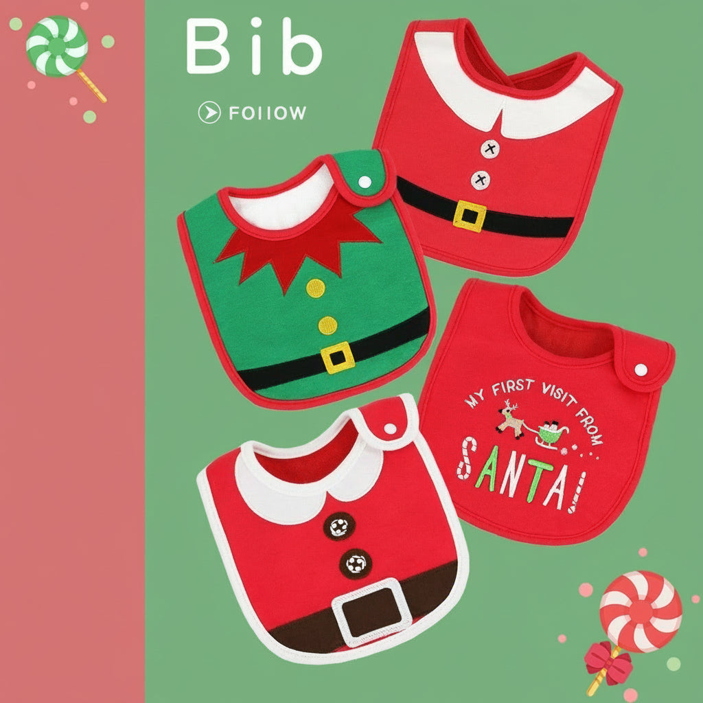 Christmas Baby Bib