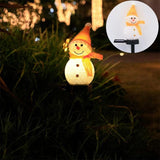 Solar Snowman Garden Light