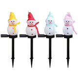 Solar Snowman Garden Light