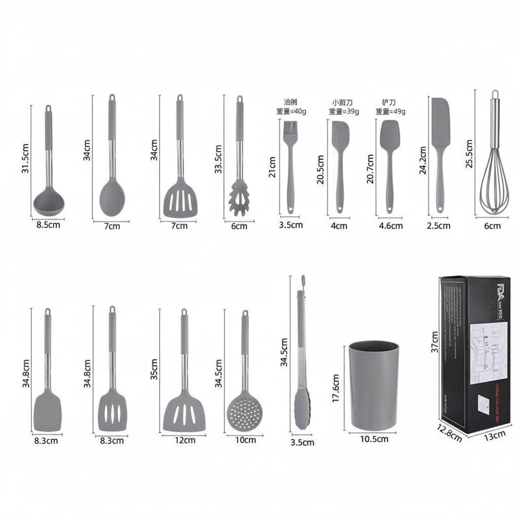 Spatula Set - Professional Cooking Spoons