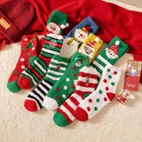 Christmas gift fleece socks