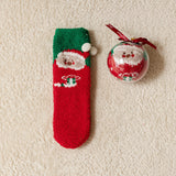 Christmas gift fleece socks