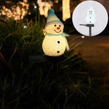 Solar Snowman Garden Light
