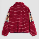 Christmas Snowflake Woolen Jacket